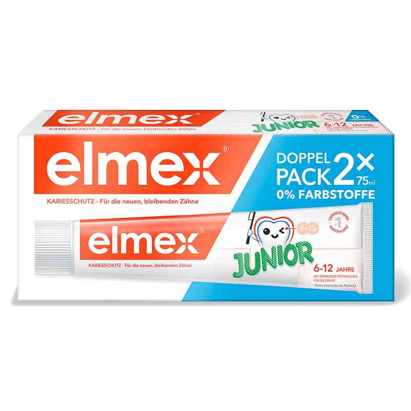 Elmex Junior pasta do zębów (dwupak) 2X75 ml od CP GABA GmbH PZN 10837242