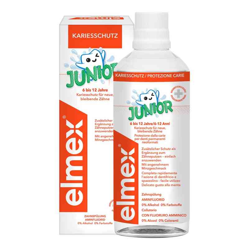 Elmex Junior płyn do płukania 400 ml od CP GABA GmbH PZN 07040008