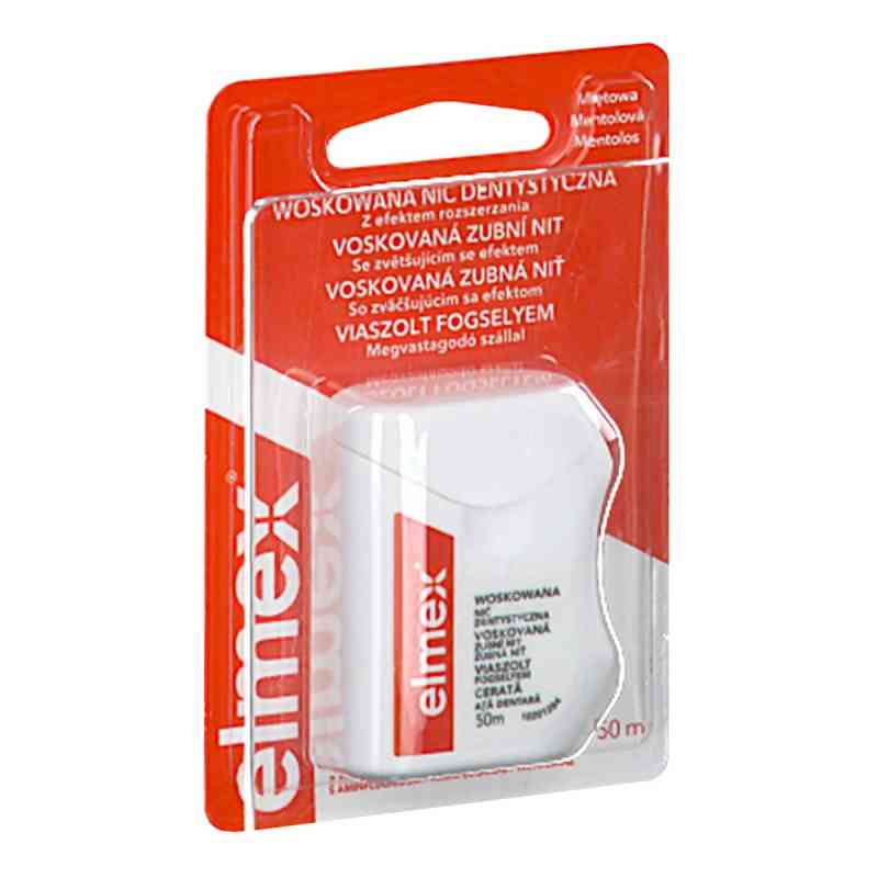 Elmex Nić dentystyczna do zębów woskowana 1  od COLGATE-PALMOLIVE (POLAND) SP. Z O. O. PZN 08304954