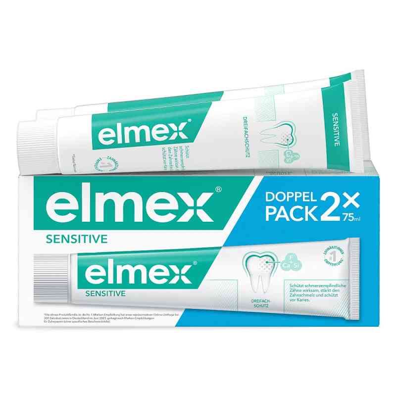 Elmex Sensitive pasta do zębów, dwupak 2X75 ml od CP GABA GmbH PZN 12447841