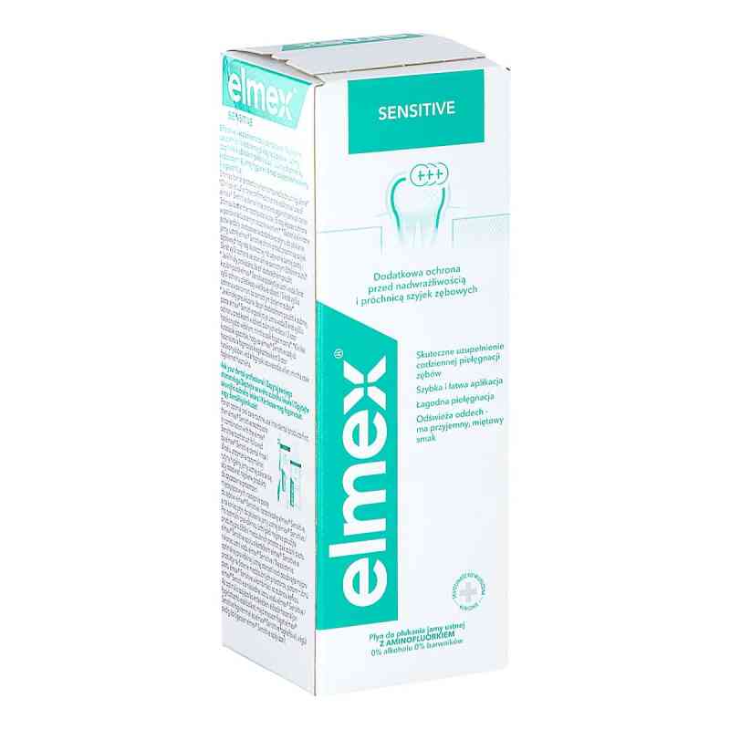 ELMEX Sensitive Plus Płyn d/płuk.jamy ust. 400 ml od COLGATE-PALMOLIVE (POLAND) SP. Z O. O. PZN 08303919