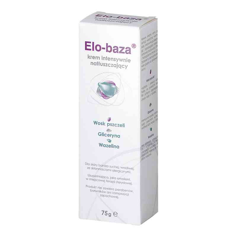 Elo baza krem intensywnie natłuszczający 75 g od ICN POLFA RZESZÓW S.A. PZN 08300383