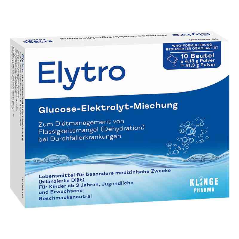 Elytro Mieszanka glukozowo-elektrolitowa 10 szt. od Klinge Pharma GmbH PZN 18653174