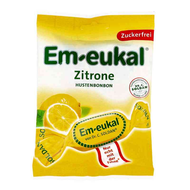 Em Eukal cukierki cytrynowe bez cukru 75 g od Dr. C. SOLDAN GmbH PZN 03165977