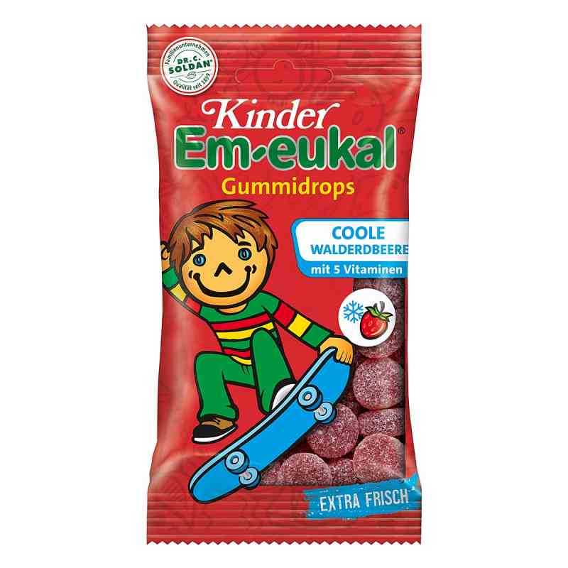 Em Eukal Kinder Gummidrops coole Walderdbeere zh. 75 g od Dr. C. SOLDAN GmbH PZN 11112647