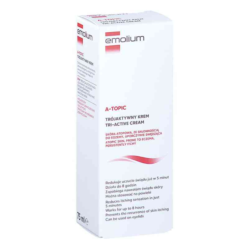 Emolium A-Topic Krem trójaktywny 75 ml od COSMONDE A/S PZN 08306558