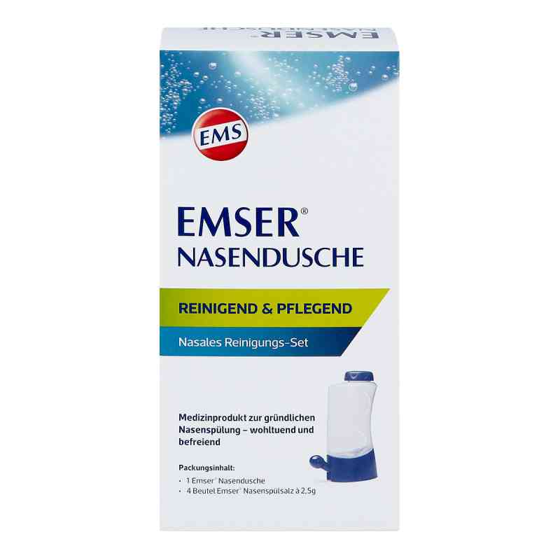 Emser dozownik i 4 saszetki z solą do płukania nosa 1 szt. od Uriach Germany GmbH PZN 12615385