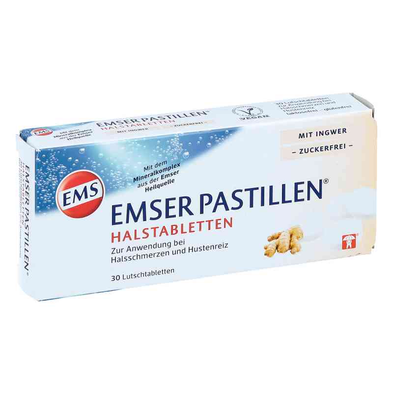 Emser pastylki do ssania bez cukru z imbirem 30 szt. od Uriach Germany GmbH PZN 14145736