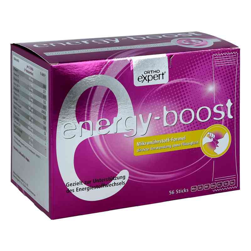 Energy boost Orthoexpert granulat 56X3.8 g od WEBER & WEBER GmbH PZN 07645303