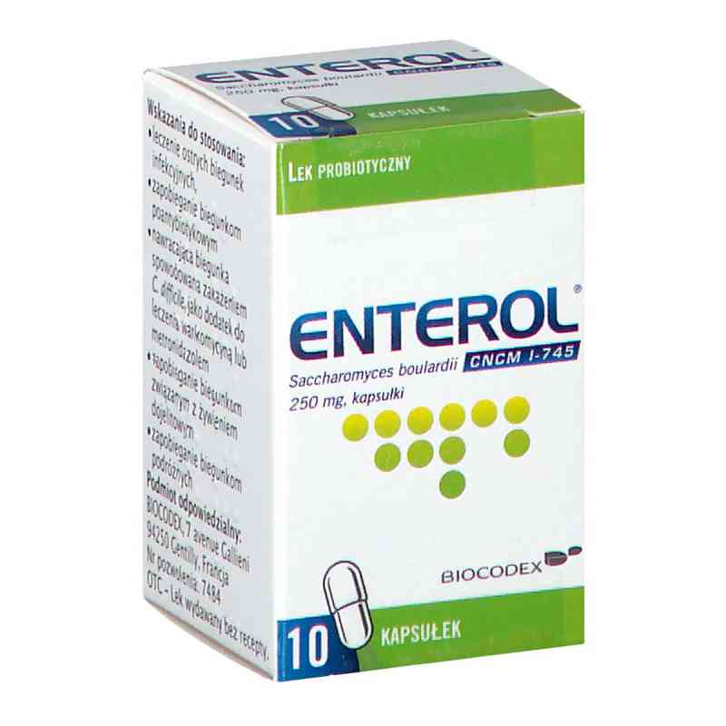 Enterol 250 10  od LABORATOIRES BIOCODEX PZN 08301772
