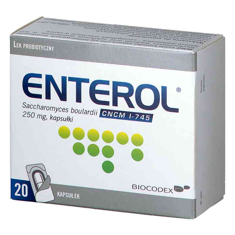 Enterol 250 mg kapsułki 20 kaps. od LABORATOIRES BIOCODEX PZN 08300064