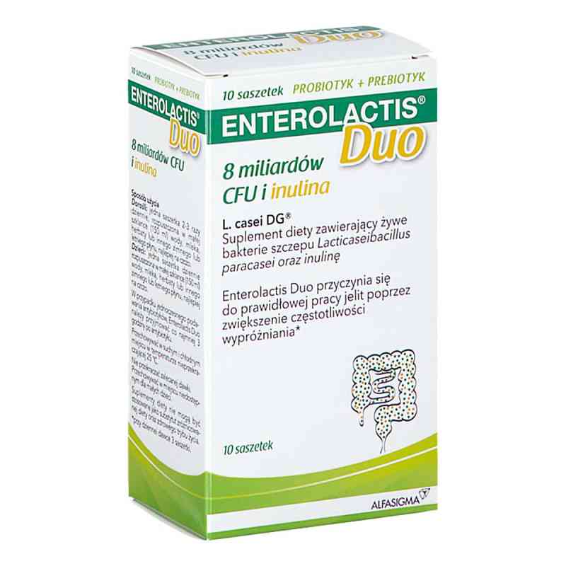 Enterolactis Duo saszetki 10  od BIOFARMA SRL PZN 08305178