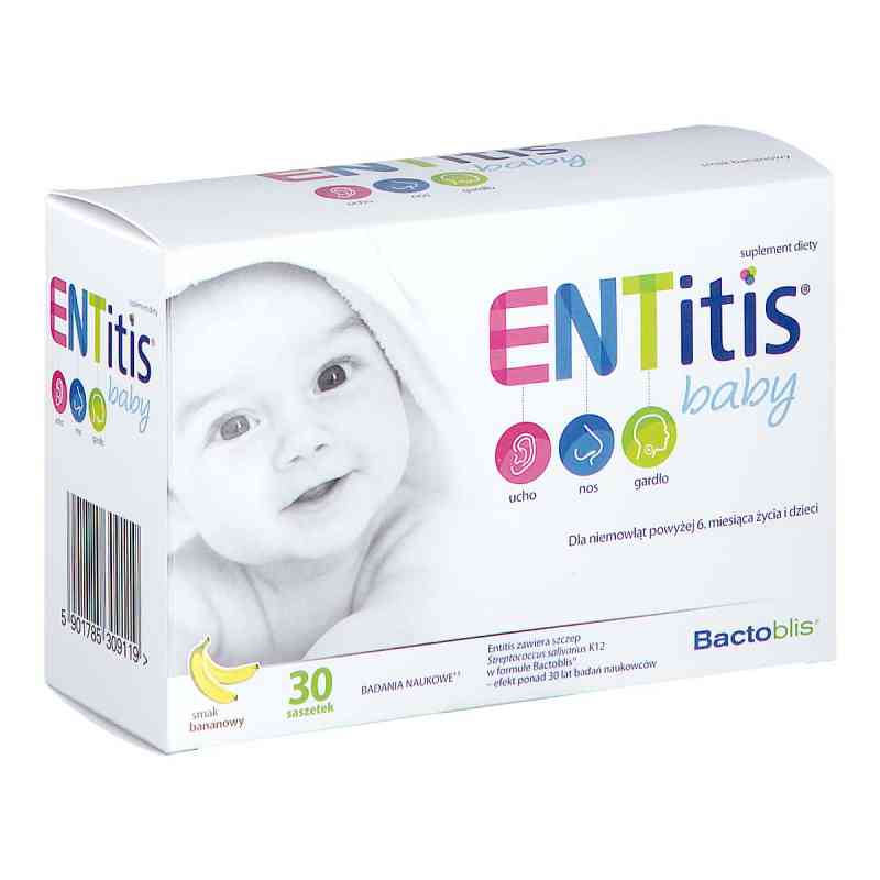 ENTitis Baby bananowy saszetki 30  od POLSKI LEK  PZN 08303002