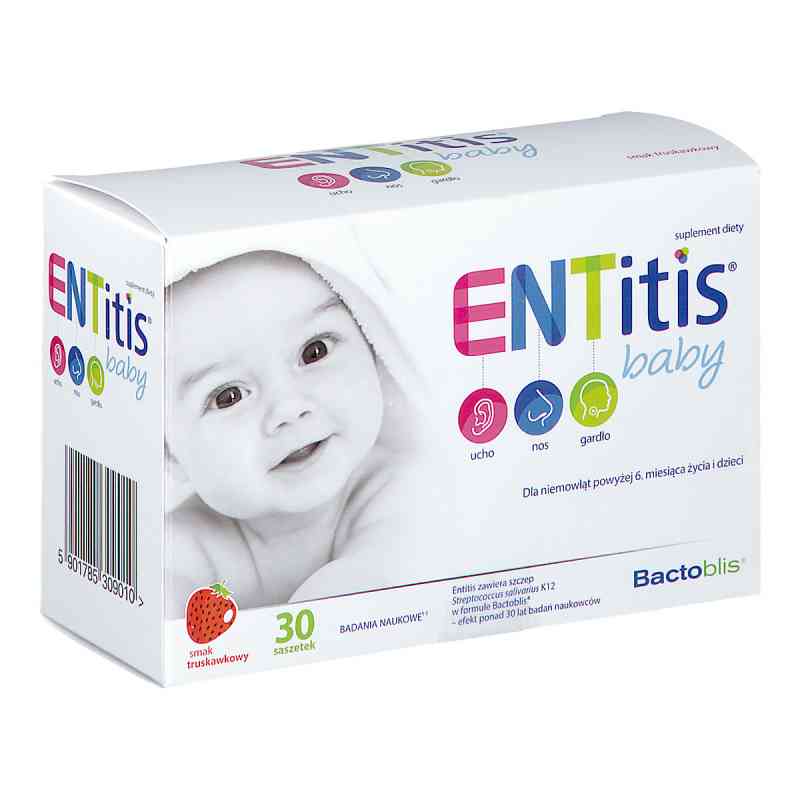 ENTitis Baby smak truskawkowy saszetki 30  od POLSKI LEK  PZN 08301046