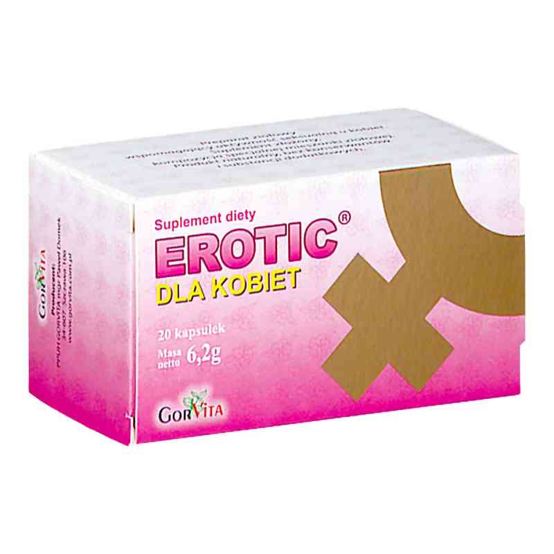 Erotic dla kobiet kapsułki 20 kaps. od GORVITA PPHU PZN 08303383