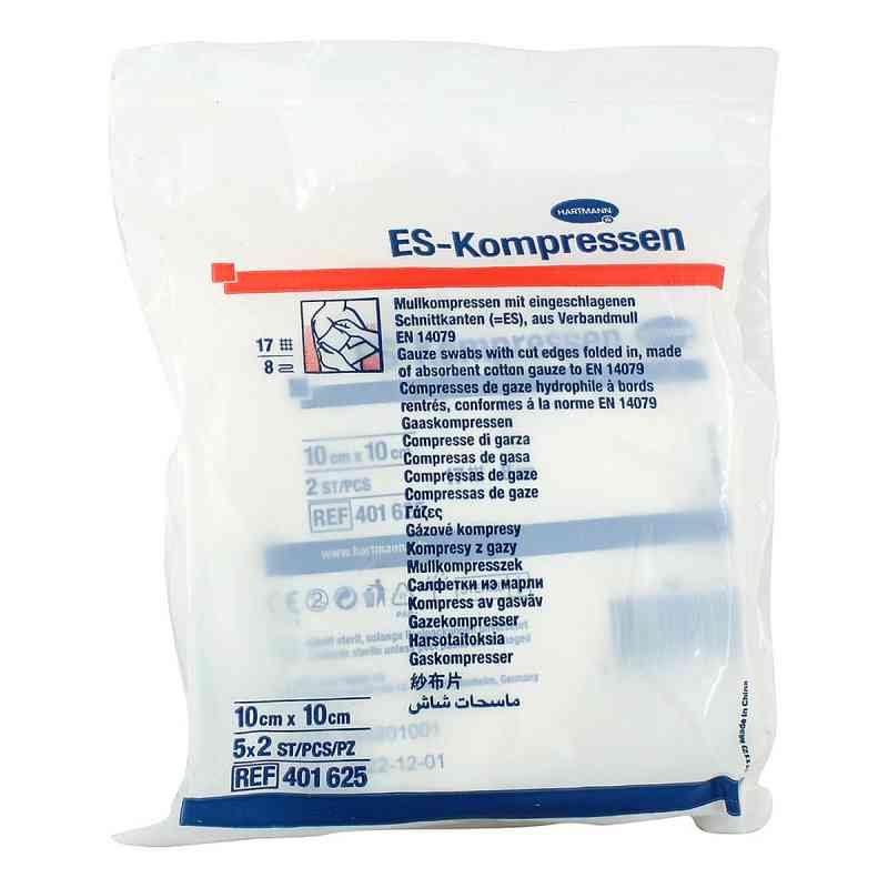 Es-kompressen steril 10x10 cm 8fach 5X2 szt. od 1001 Artikel Medical GmbH PZN 00434135
