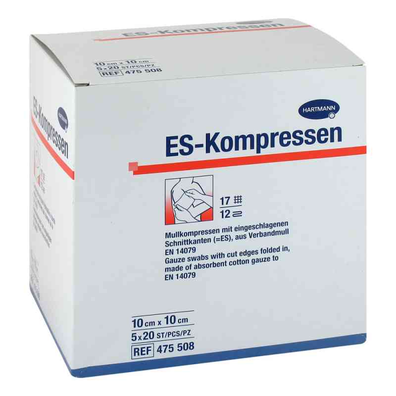 Es-kompressen steril 10x10cm 5X20 szt. od 1001 Artikel Medical GmbH PZN 09396181