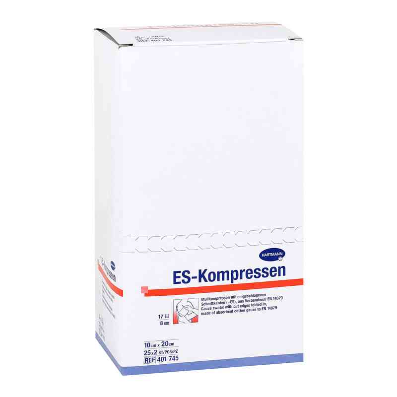 Es-kompressen steril 10x20 cm 8fach 25X2 szt. od ToRa Pharma GmbH PZN 15782356