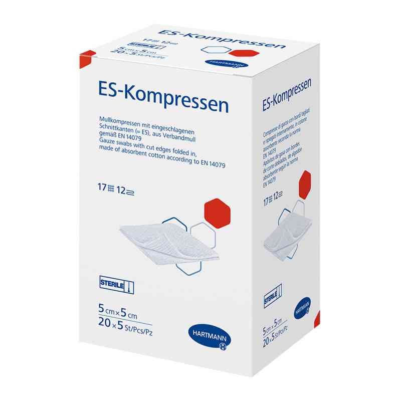 Es-kompressen steril 5x5cm Grosspackung 20X5 szt. od PAUL HARTMANN AG PZN 06453760