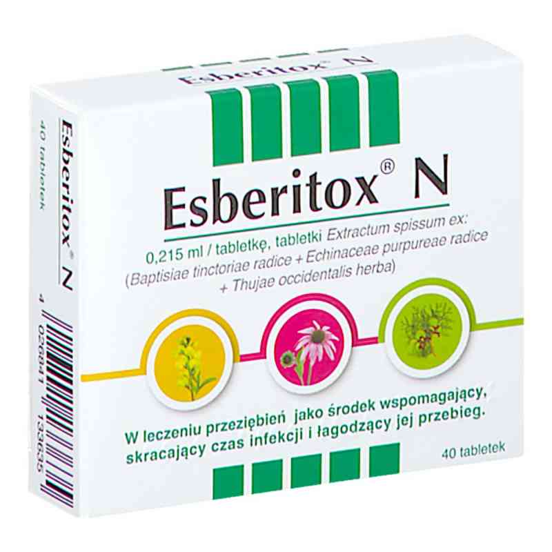Esberitox N tabletki 40 tabl. od SCHAPER & BRUMMER GMBH & CO. KG PZN 08304421