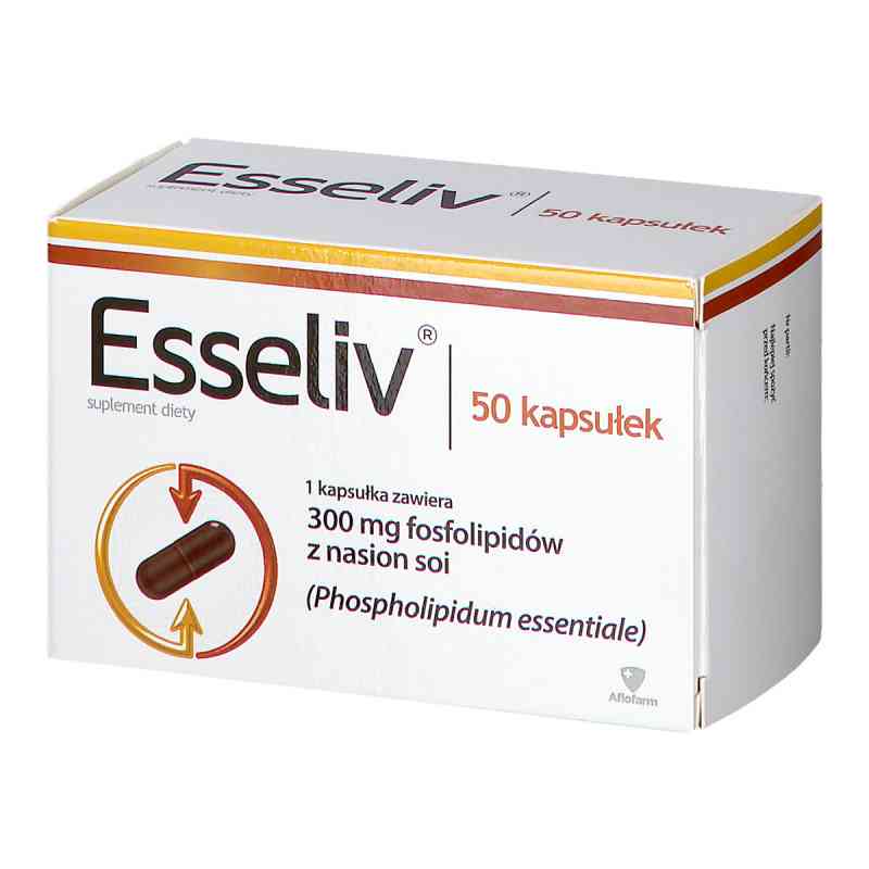 Esseliv kapsułki 50  od AFLOFARM FARMACJA POLSKA SP. Z O PZN 08300466