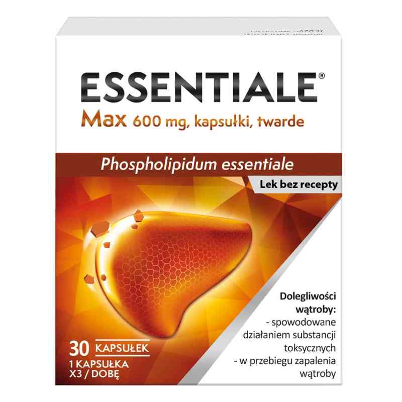Essentiale Max kapsułki 30 kaps. od A.NATTERMANN & CIE.GMBH PZN 08300004