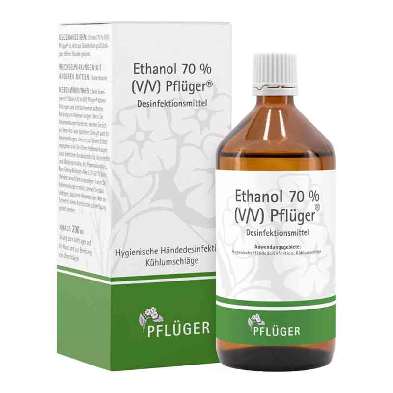 Ethanol 70% V/v Pflüger 200 ml od Homöopathisches Laboratorium Alexander Pflüger Gmb PZN 16601078