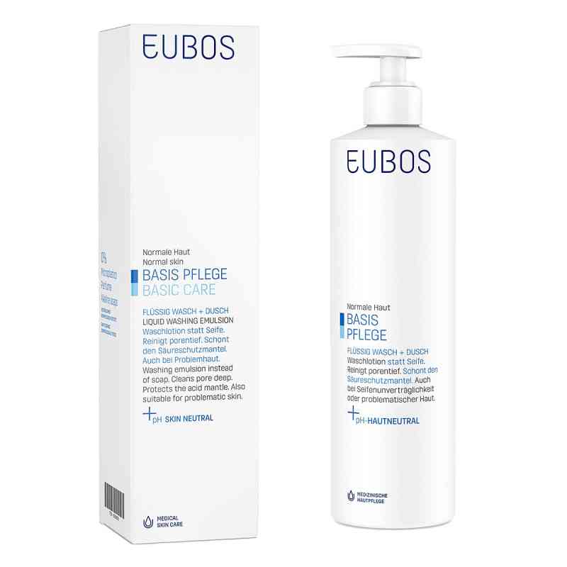 Eubos płyn z dozownikiem bezzapachowy niebieski 400 ml od Dr. Hobein (Nachf.) GmbH PZN 06306993