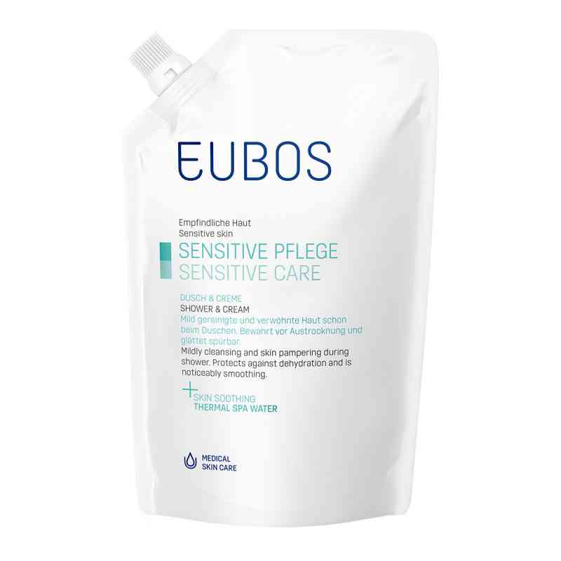 Eubos Sensitive żel pod prysznic saszetka uzupełniająca 400 ml od Dr.Hobein (Nachf.) GmbH PZN 06608553