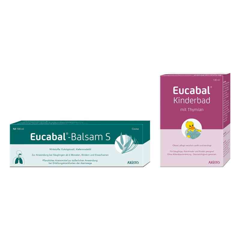 Eucabal Balsam S + Eucabal Kąpiel dla dzieci z tymiankiem 1 op. od Aristo Pharma GmbH PZN 08101288