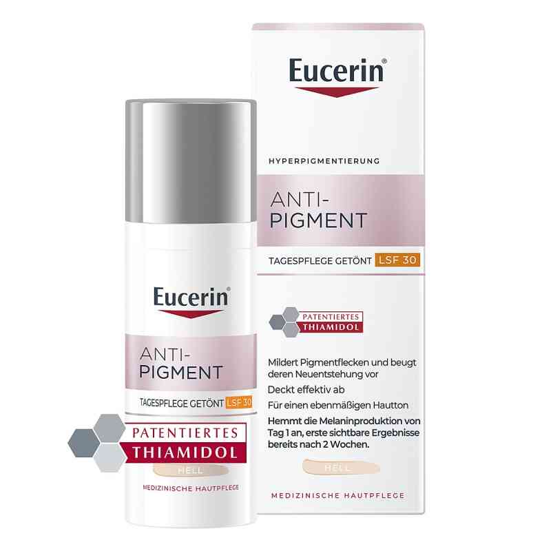 Eucerin Anti-pigment Tag Getönt Hell Lsf 30 50 ml od Beiersdorf AG Eucerin PZN 17510739