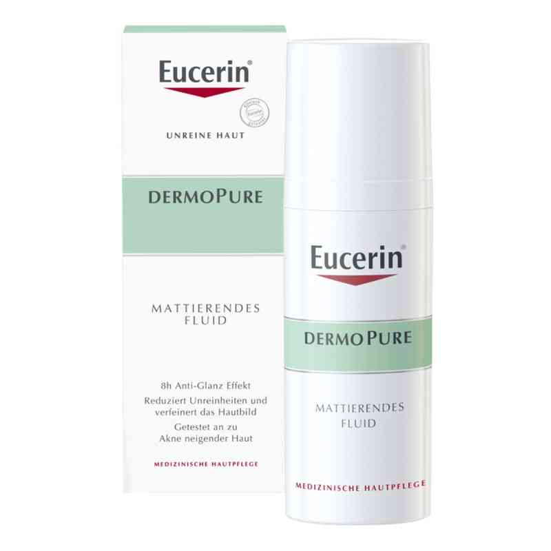 Eucerin Dermopure, fluid matujący do twarzy 50 ml od Beiersdorf AG Eucerin PZN 13235644