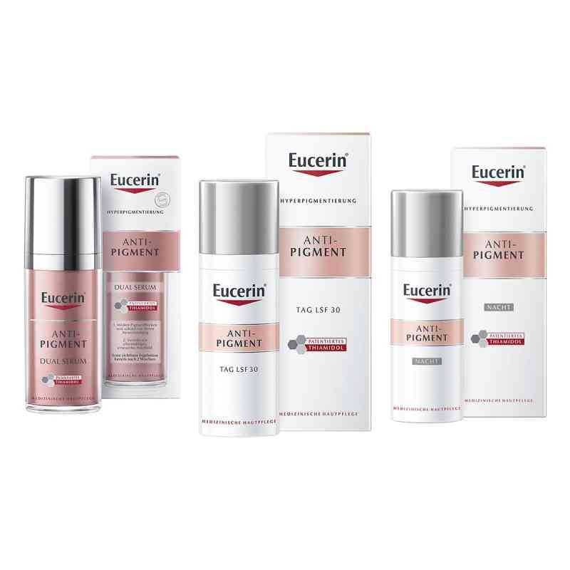 Eucerin Pflege-routine Anti-pigment Tag Lsf30 + Nachtpflege + Du 1 op. od Beiersdorf AG Eucerin PZN 08102727