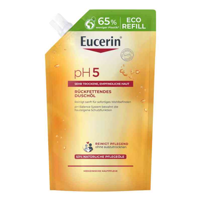 Eucerin pH5 olejek pod prysznic opakowanie uzupełniające 400 ml od Beiersdorf AG Eucerin PZN 13889038