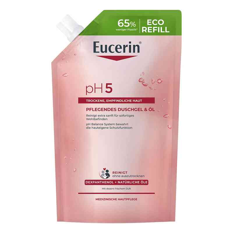 Eucerin pH5 żel pod prysznic & olejek do skóry wrażliwej wkład 400 ml od Beiersdorf AG Eucerin PZN 19343317