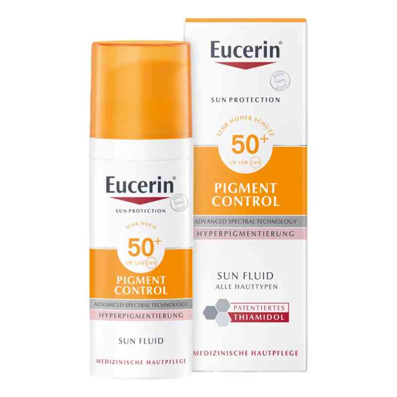 Eucerin Sun Fluid przeciw zmianom pigmentacyjnym SPF 50+ 50 ml od Beiersdorf AG Eucerin PZN 14292845