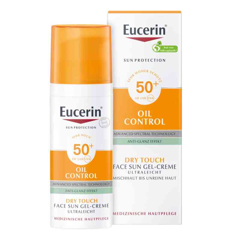 Eucerin Sun ochronny krem-żel do twarzy SPF50+ matujący 50 ml od Beiersdorf AG Eucerin PZN 10832664