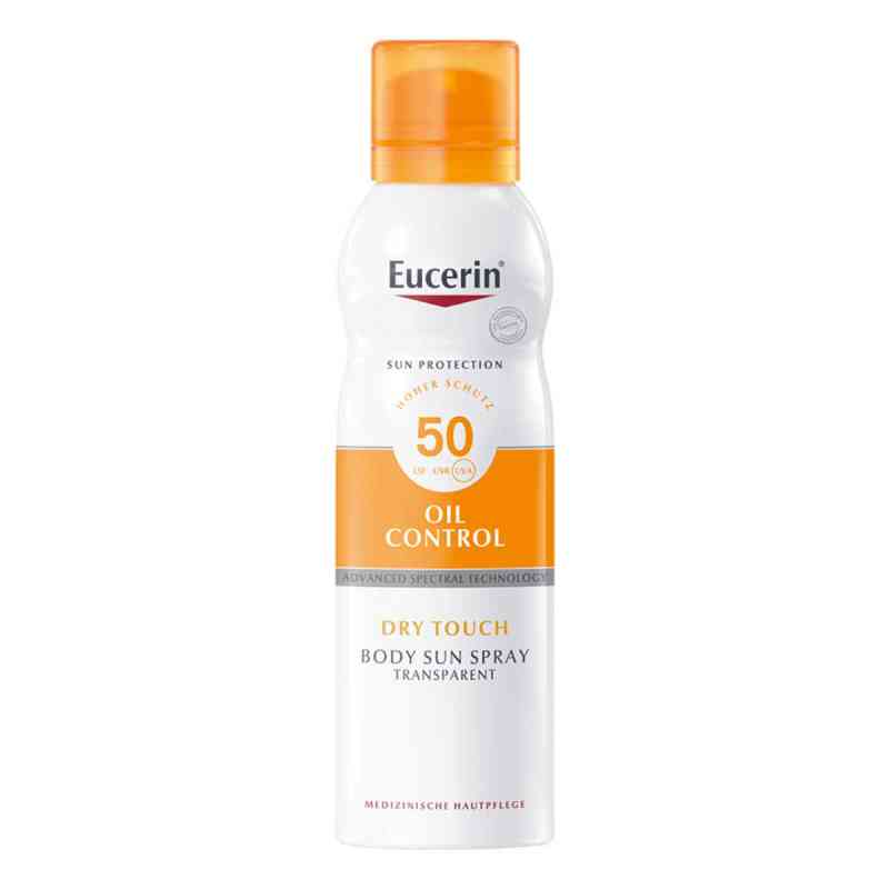 Eucerin Sun Oil Control Body Transp.aerosol Lsf 50 200 ml od Beiersdorf AG Eucerin PZN 18110232