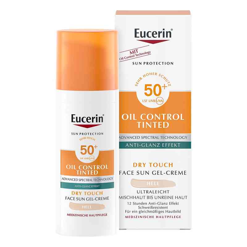 Eucerin Sun Oil Control Krem tonujący LSF 50+ Jasny 50 ml od Beiersdorf AG Eucerin PZN 16887494