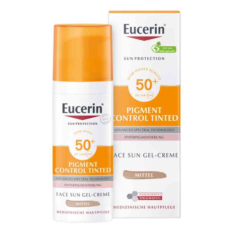 Eucerin Sun Pigment Control SPF 50+ żel-krem przeciw przebarwien 50 ml od Beiersdorf AG Eucerin PZN 17553565
