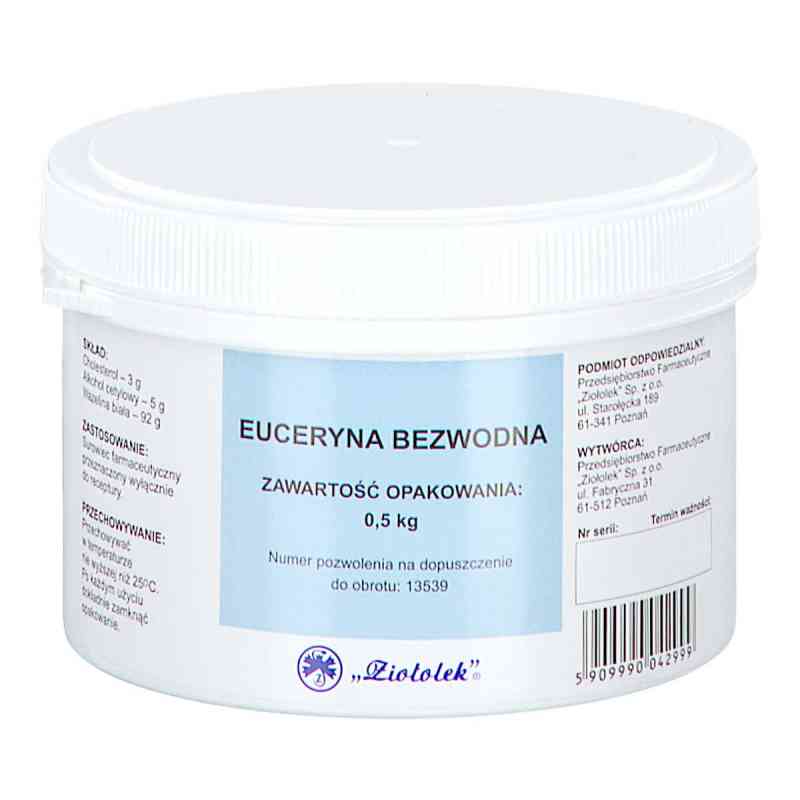 Euceryna bezwodna (Rec.)  500 g od PRZEDSIĘBIORSTWO FARMACEUTYCZNE 