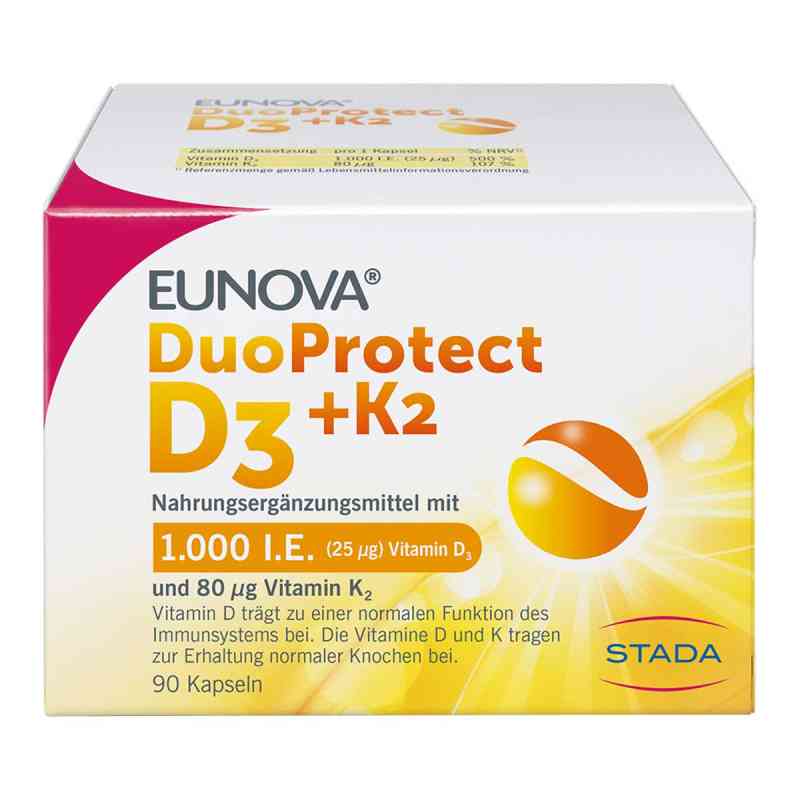 Eunova Duoprotect D3+k2 1000 I.e./80 [my]g kapsułki 90 szt. od STADA Consumer Health Deutschlan PZN 13360645