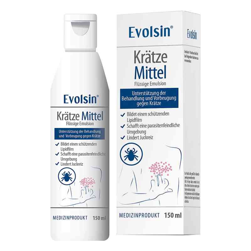 Evolsin Krätze Mittel emulsja 150 ml od Evolsin medical UG (haftungsbeschränkt) PZN 18758128