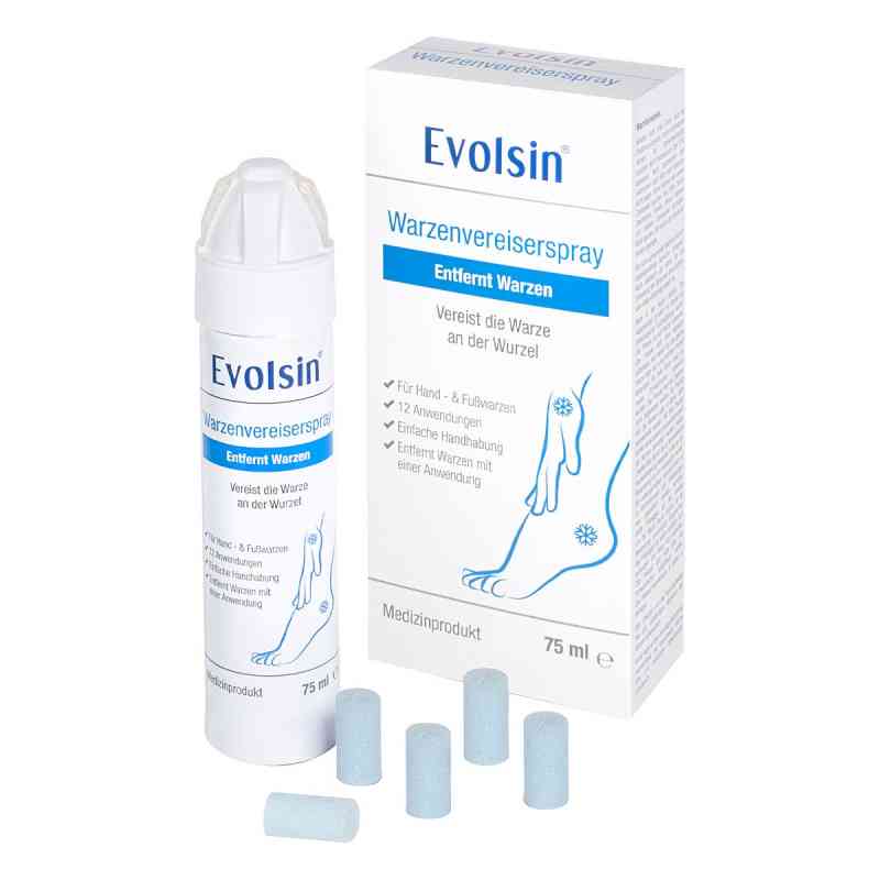 Evolsin Spray do wymrażania brodawek 75 ml od Evolsin medical UG (haftungsbeschränkt) PZN 17847835