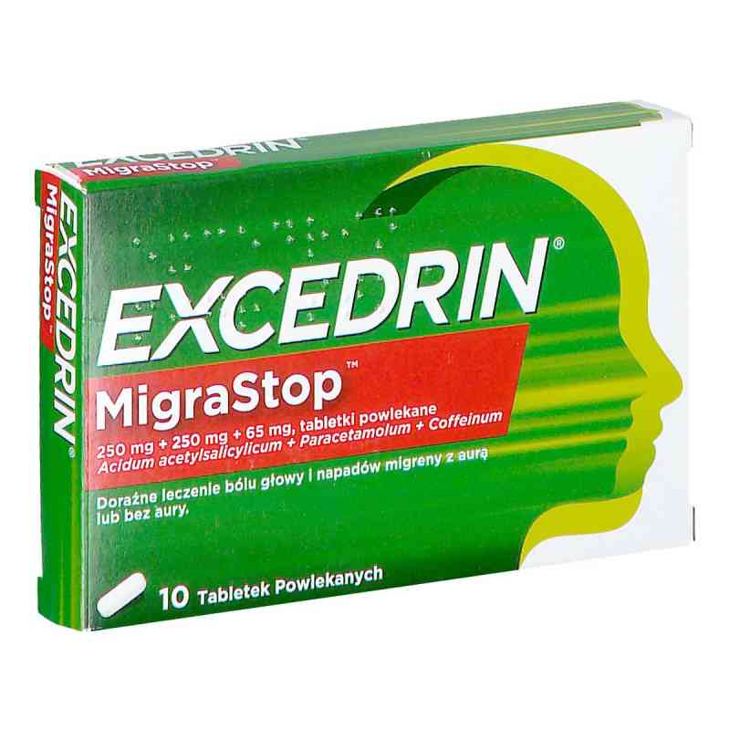 Excedrin MigraStop tabletki 10  od NOVARTIS CONSUMER HEALTH GMBH PZN 08302783