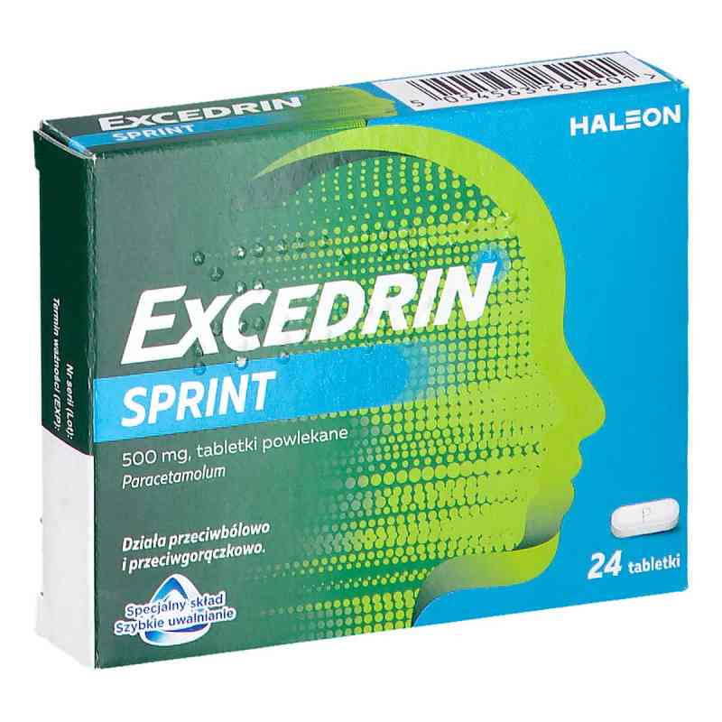 Excedrin Sprint tabletki 24  od HALEON ITALY MANUFACTURING S.R.L PZN 08306163