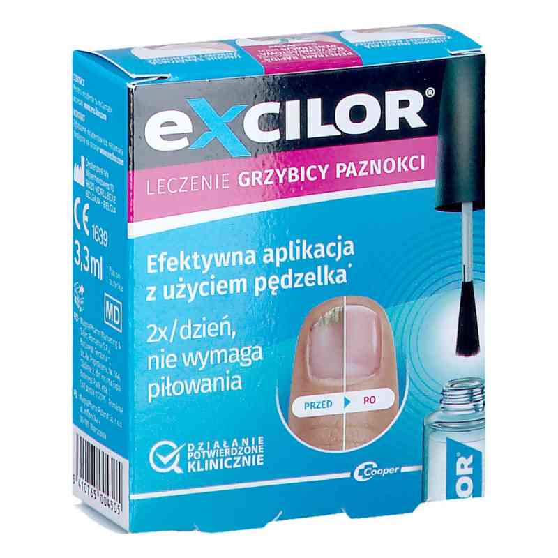 Excilor Płyn do paznokci leczenie grzybicy 3.3 ml od OYSTERSHELL NV PZN 08306535