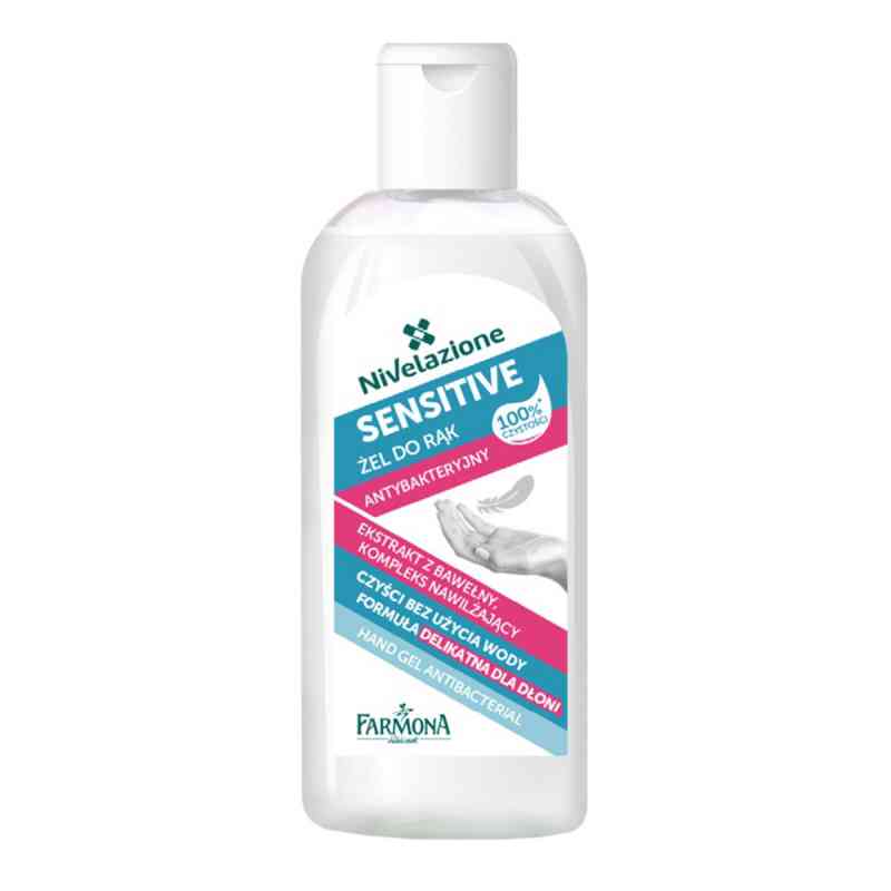 FARMONA NIVELAZIONE Żel d/rąk antybakteryjny sensitive 53 ml od LABORATORIUM KOSMETYKÓW NATURALNYCH FARMONA SP. Z  PZN 08301002