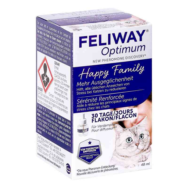 Feliway Optimum uzupełniający flakon roztworu do dyfuzora dla ko 48 ml od O'ZOO GmbH PZN 17364137