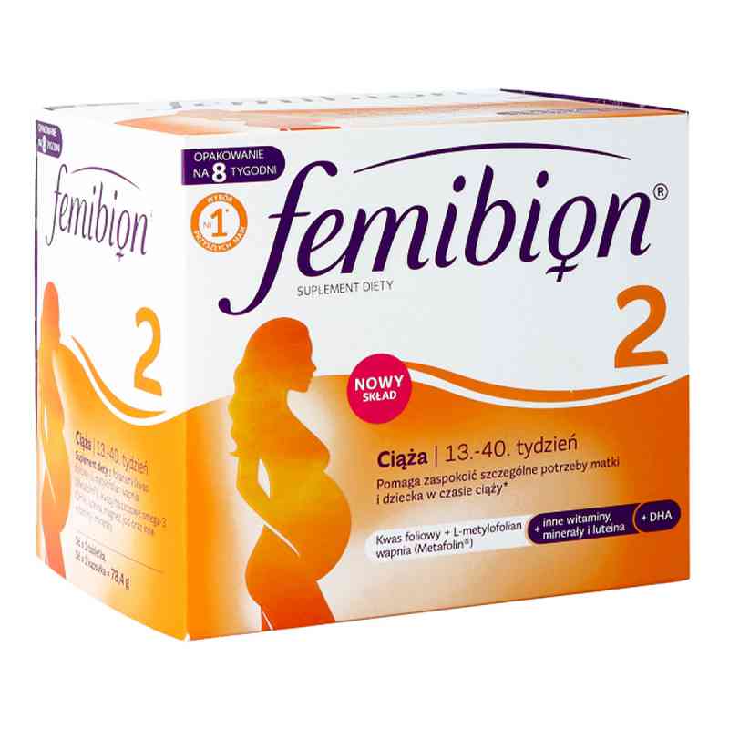 Femibion 2 Ciąża tabletki + kapsułki 56  od P&G HEALTH AUSTRIA GMBH&CO.OG PZN 08300993